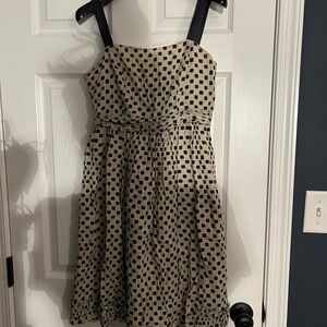 Anthropologie Zehavale "Chocolate Chip" A-line dress